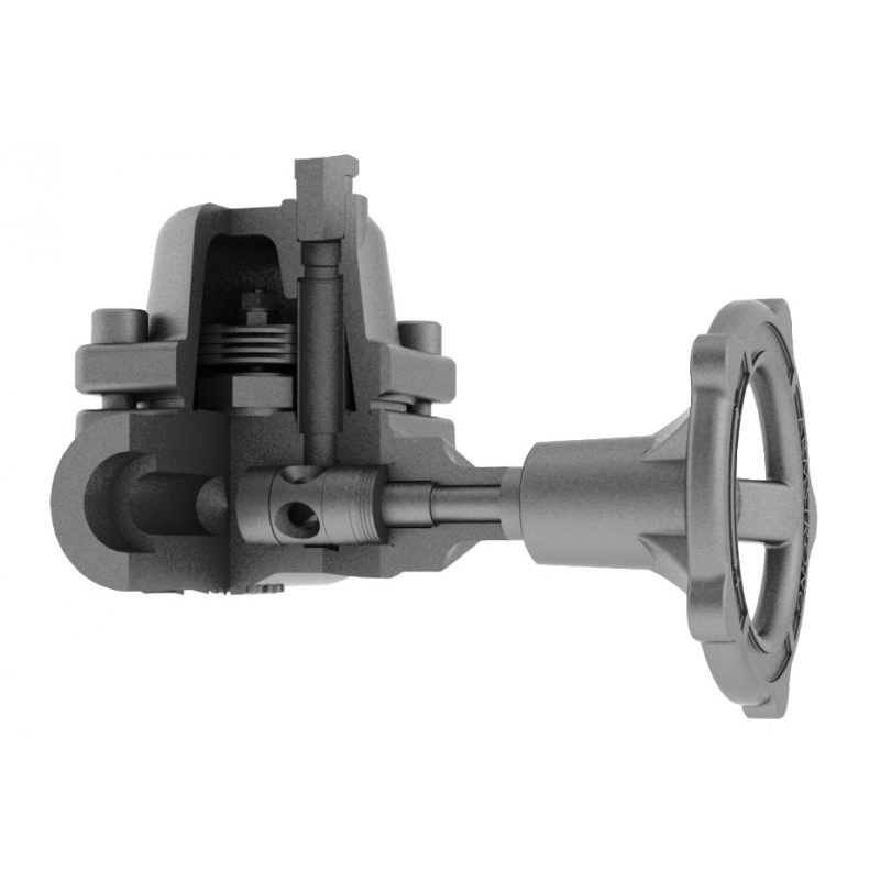 cutaway TVS 1100 series carbon steel trap valve station